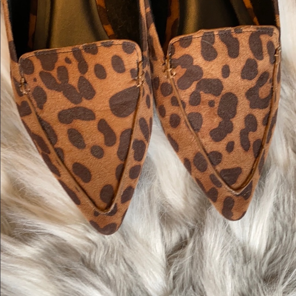Lulus Slide Leopard Print Flats - image 2